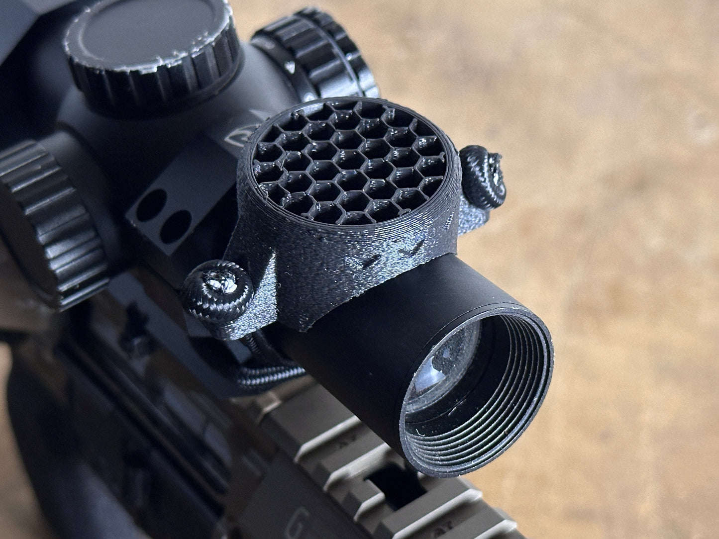 30mm Circle Hex-Grid and Scope Cap